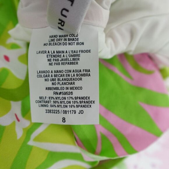 Trina Turk Womens La Palma Off The Shoulder Swim Top Size 8 - Picture 15 of 16